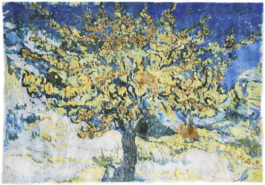 Mulberry Tree art rug